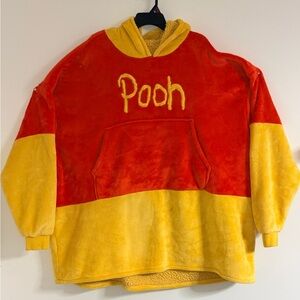 Disney Winnie the Pooh Plush Sherpa Hoodie Adult